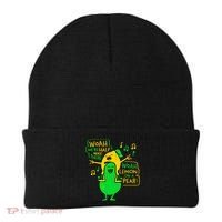 Lemon On A Pear Funny Meme Beanie thumb 0