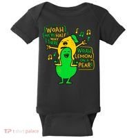 Lemon On A Pear Funny Meme Baby Bodysuit thumb 0