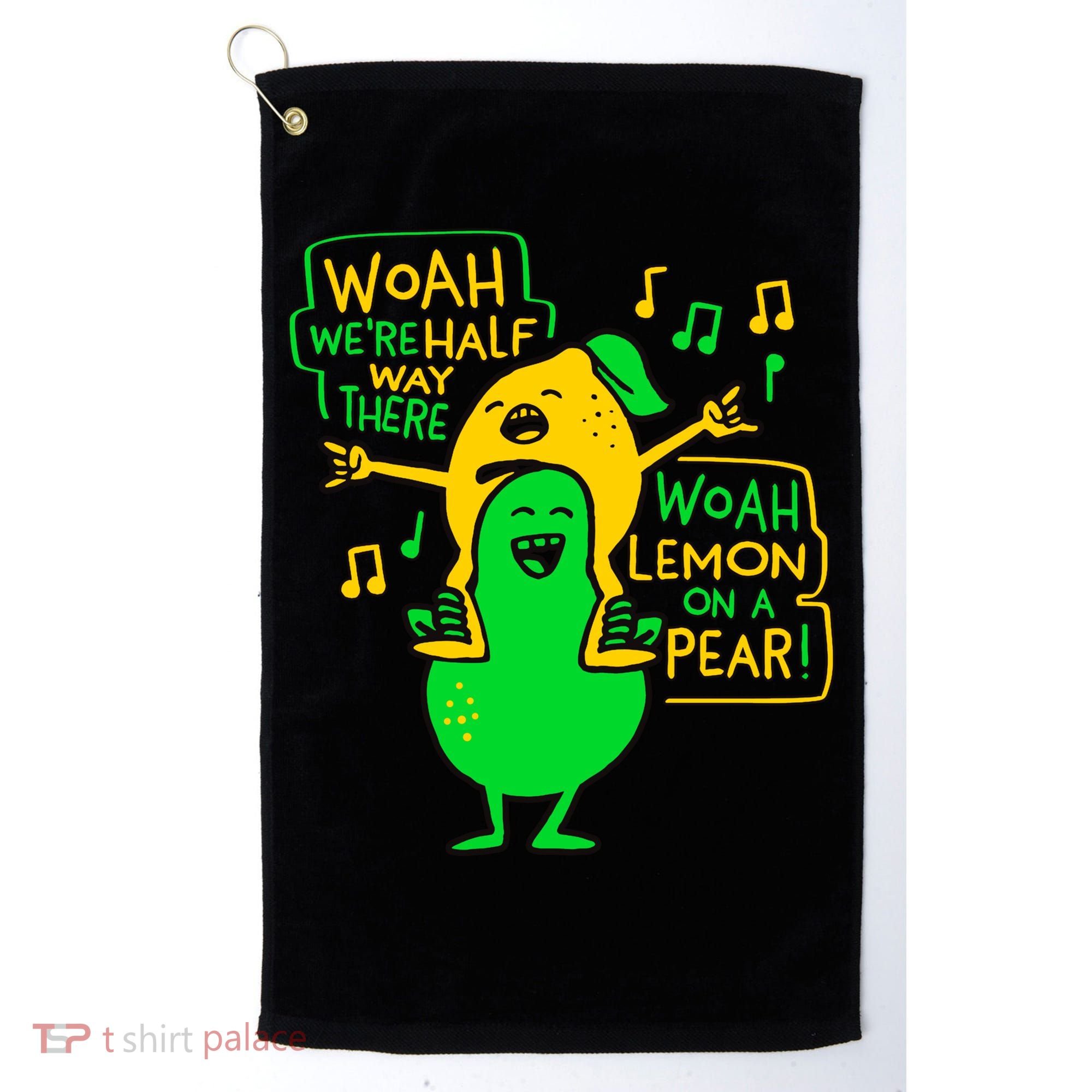 Lemon On A Pear Funny Meme Golf Towel