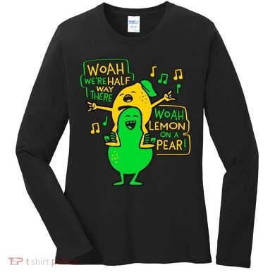 Lemon On A Pear Funny Meme Women's Long Sleeve Shirt