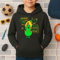 Lemon On A Pear Funny Meme Kids Hoodie thumb 2