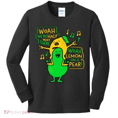 Lemon On A Pear Funny Meme Kids Long Sleeve Shirt