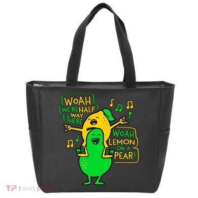 Lemon On A Pear Funny Meme Tote Bag