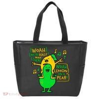Lemon On A Pear Funny Meme Tote Bag thumb 0