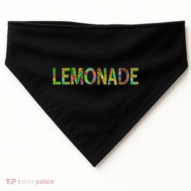 Lemonade Word Art USA-Made Doggie Bandana