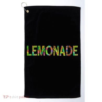 Lemonade Word Art Golf Towel