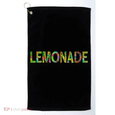 Lemonade Word Art Golf Towel
