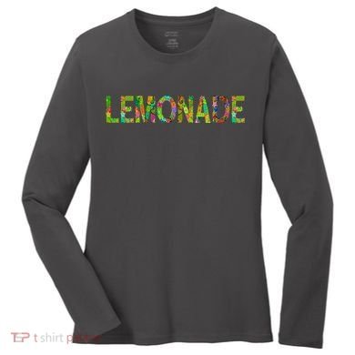 Lemonade Word Art Women's Long Sleeve Shirt
