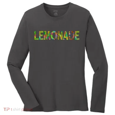 Lemonade Word Art Women's Long Sleeve Shirt