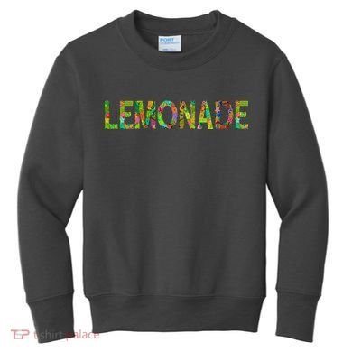 Lemonade Word Art Kids Sweatshirt