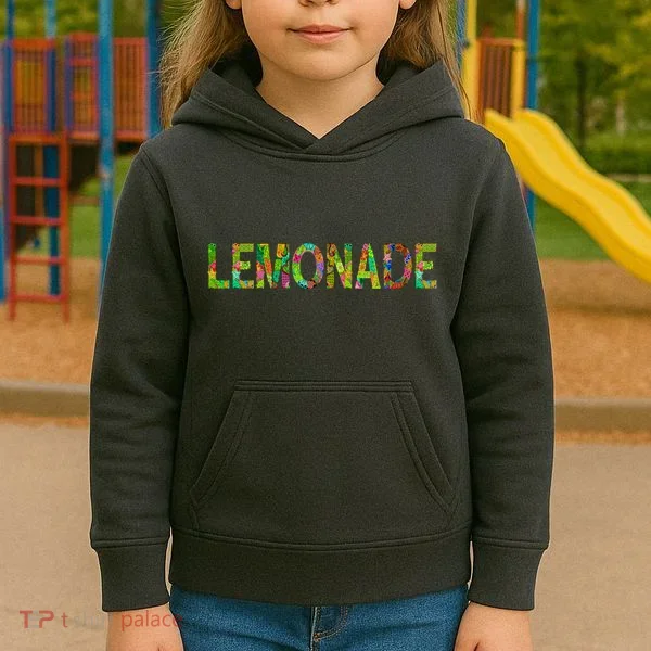 Lemonade Word Art Kids Hoodie