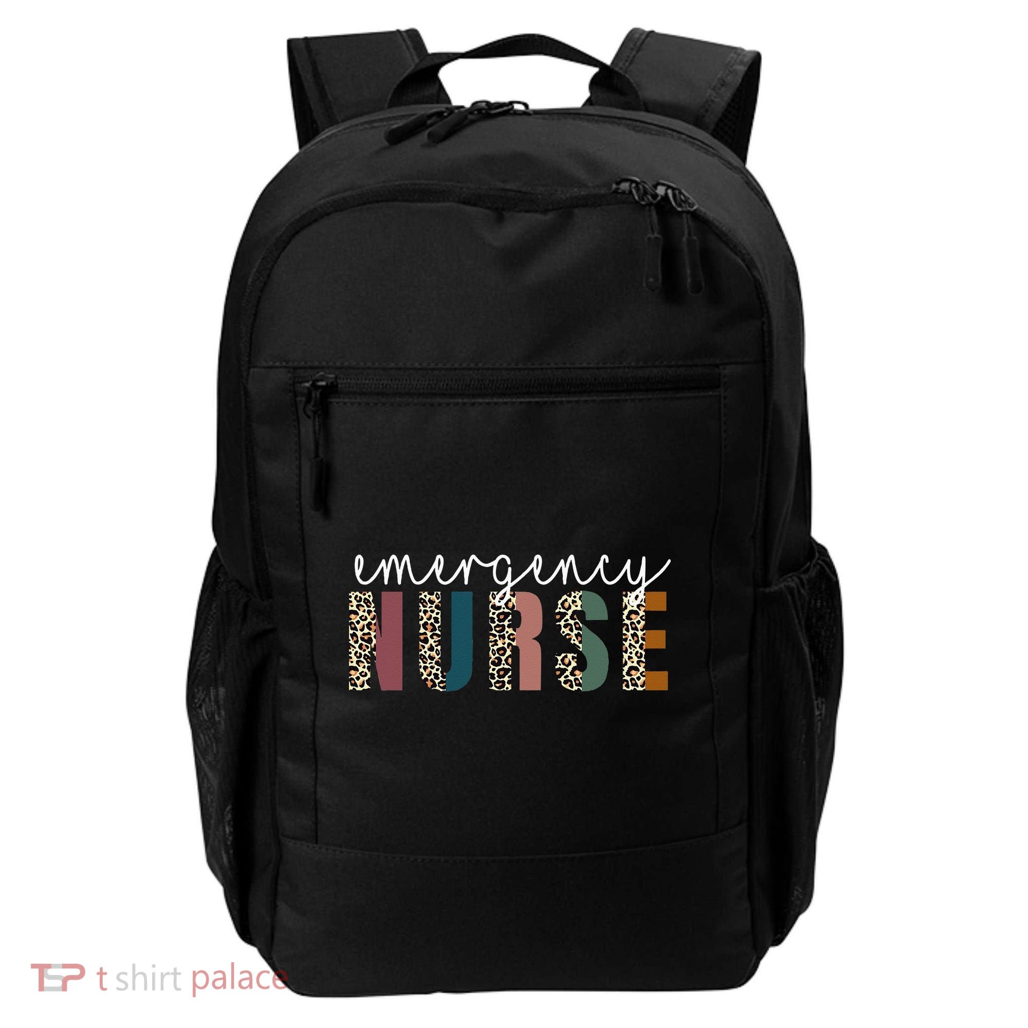Leopard Emergency Nurse ER Trauma & Emergency Department Backpack