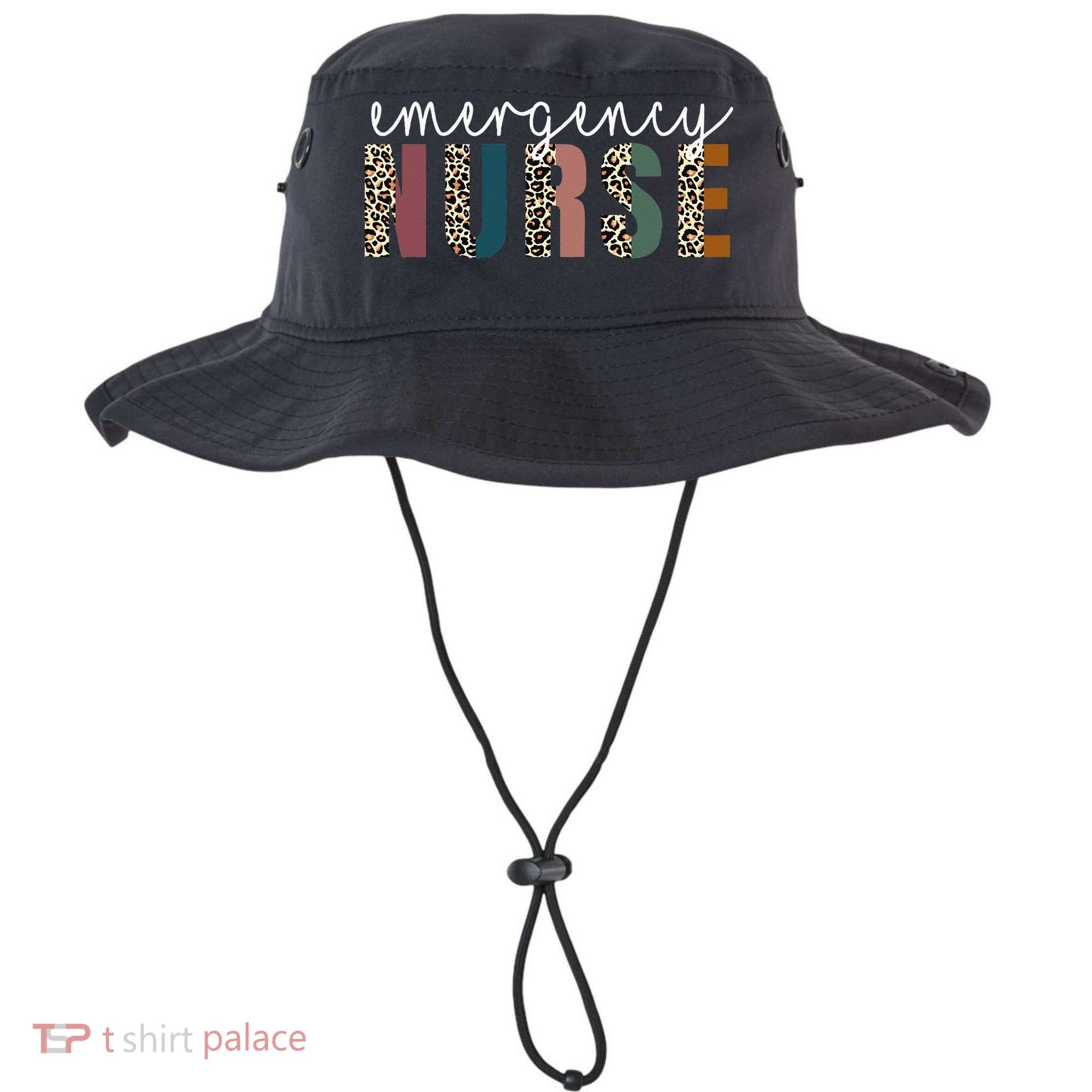 Leopard Emergency Nurse ER Trauma & Emergency Department Bucket Hat