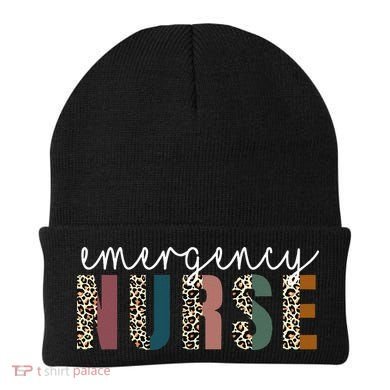 Leopard Emergency Nurse ER Trauma & Emergency Department Beanie