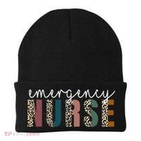 Leopard Emergency Nurse ER Trauma & Emergency Department Beanie thumb 0