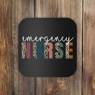 Leopard Emergency Nurse ER Trauma & Emergency Department Coaster