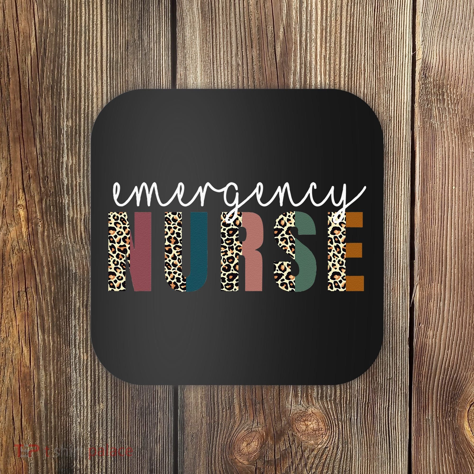 Leopard Emergency Nurse ER Trauma & Emergency Department Coaster