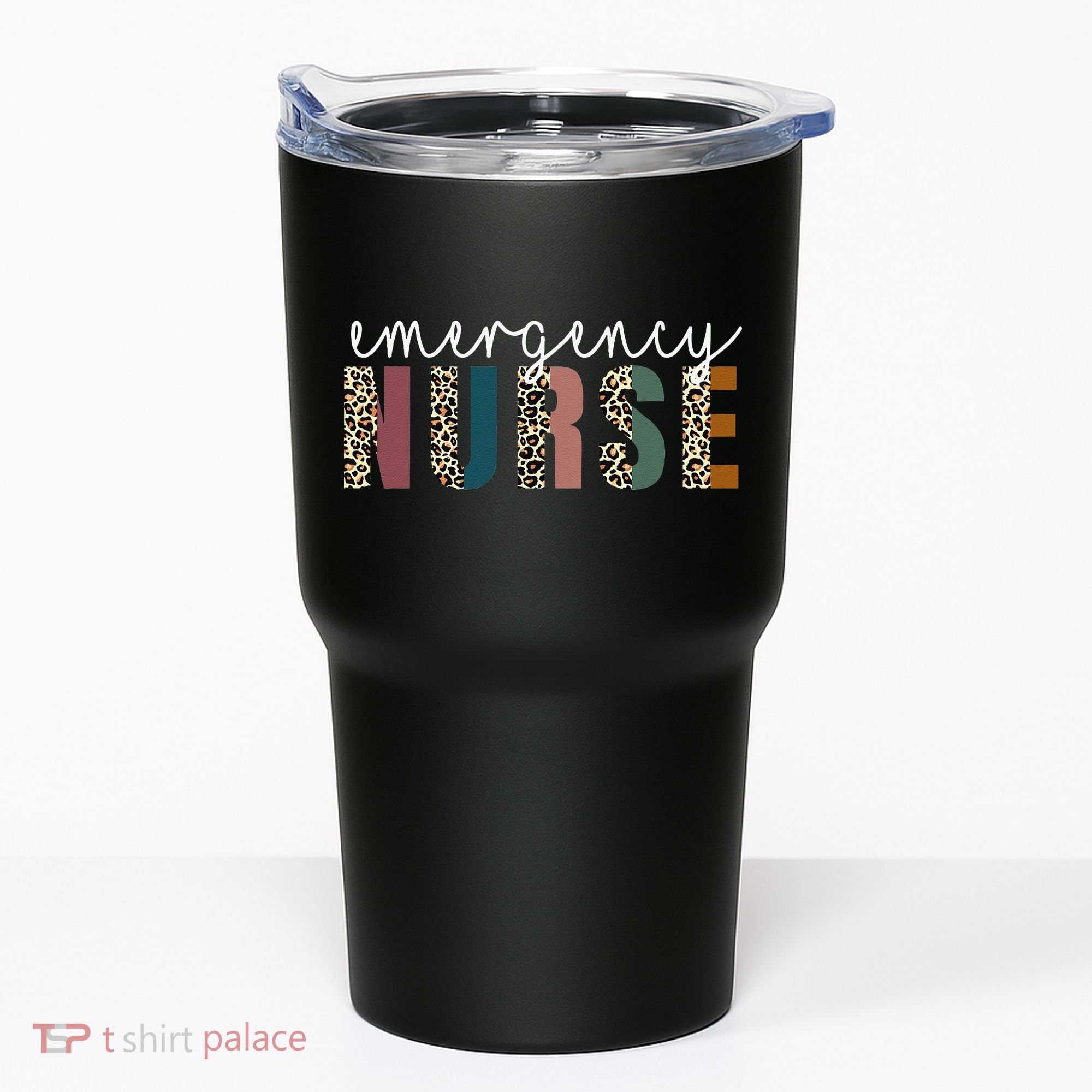 Leopard Emergency Nurse ER Trauma & Emergency Department Tumbler