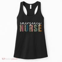 Leopard Emergency Nurse ER Trauma & Emergency Department Women's Tank Top thumb 0