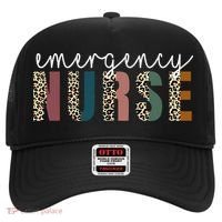Leopard Emergency Nurse ER Trauma & Emergency Department Hat thumb 0