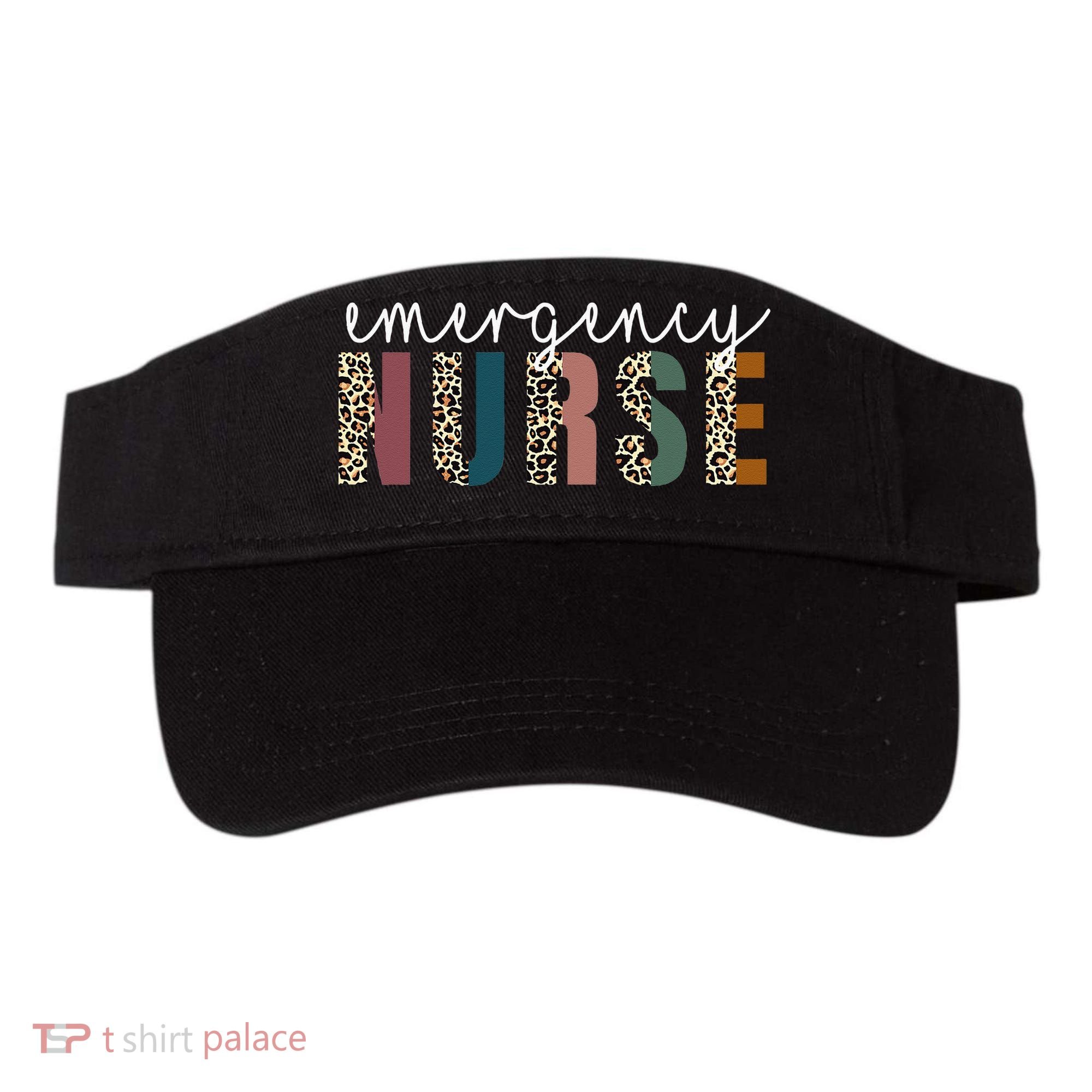 Leopard Emergency Nurse ER Trauma & Emergency Department Visor