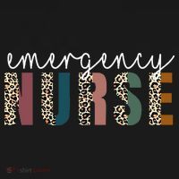 Leopard Emergency Nurse ER Trauma & Emergency Department Kids Sweatshirt thumb 2