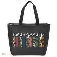 Leopard Emergency Nurse ER Trauma & Emergency Department Tote Bag thumb 0