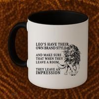 Leo Brand Of Style Zodiac Coffee Mug thumb 2