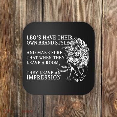 Leo Brand Of Style Zodiac Coaster