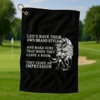 Leo Brand Of Style Zodiac Golf Towel thumb 1
