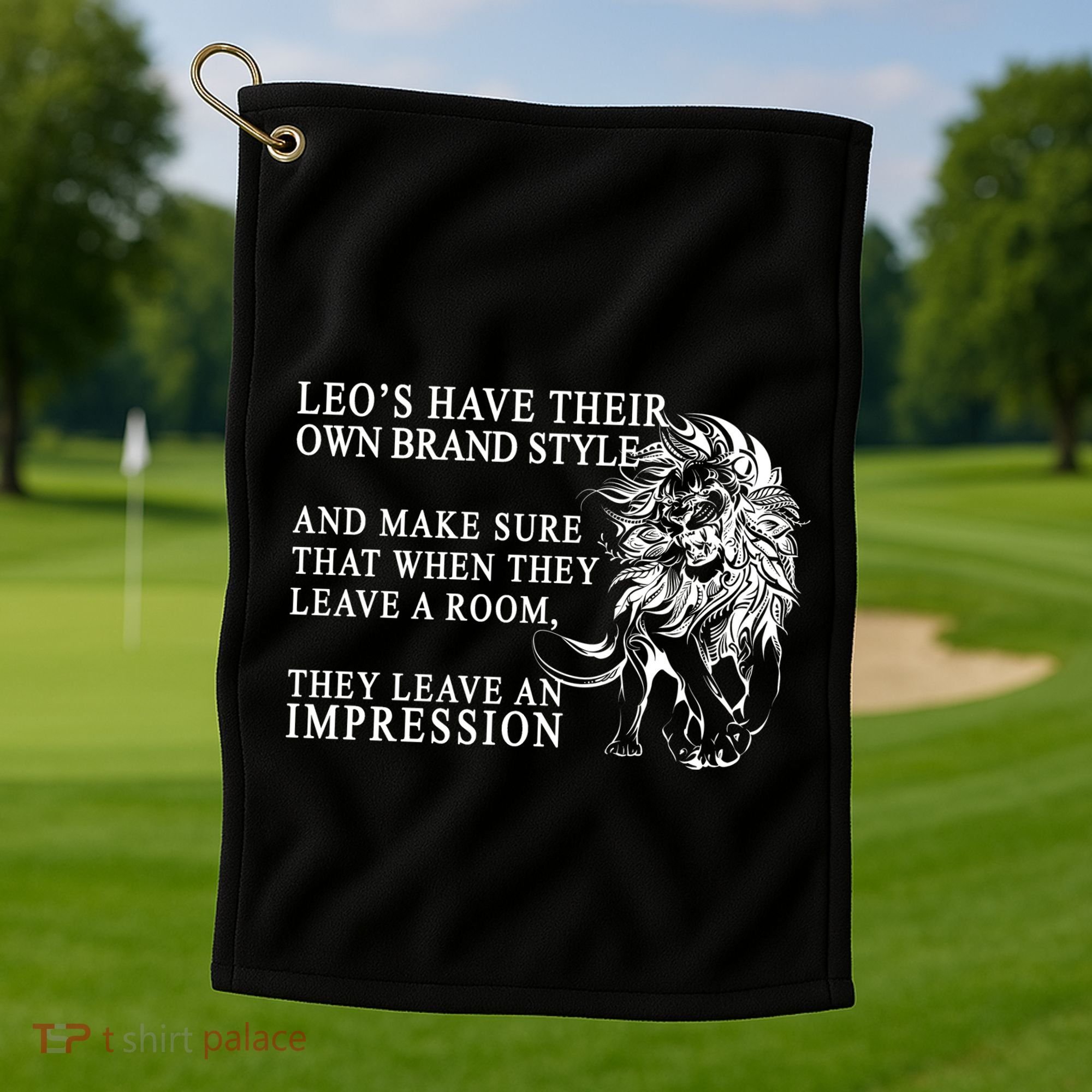 Leo Brand Of Style Zodiac Golf Towel