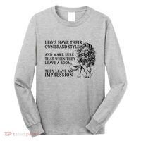 Leo Brand Of Style Zodiac Long Sleeve Shirt thumb 0
