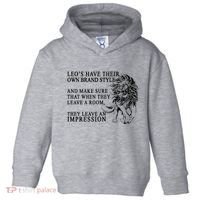 Leo Brand Of Style Zodiac Toddler Hoodie thumb 0