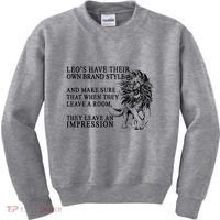 Leo Brand Of Style Zodiac Kids Sweatshirt thumb 0