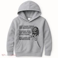 Leo Brand Of Style Zodiac Kids Hoodie thumb 0