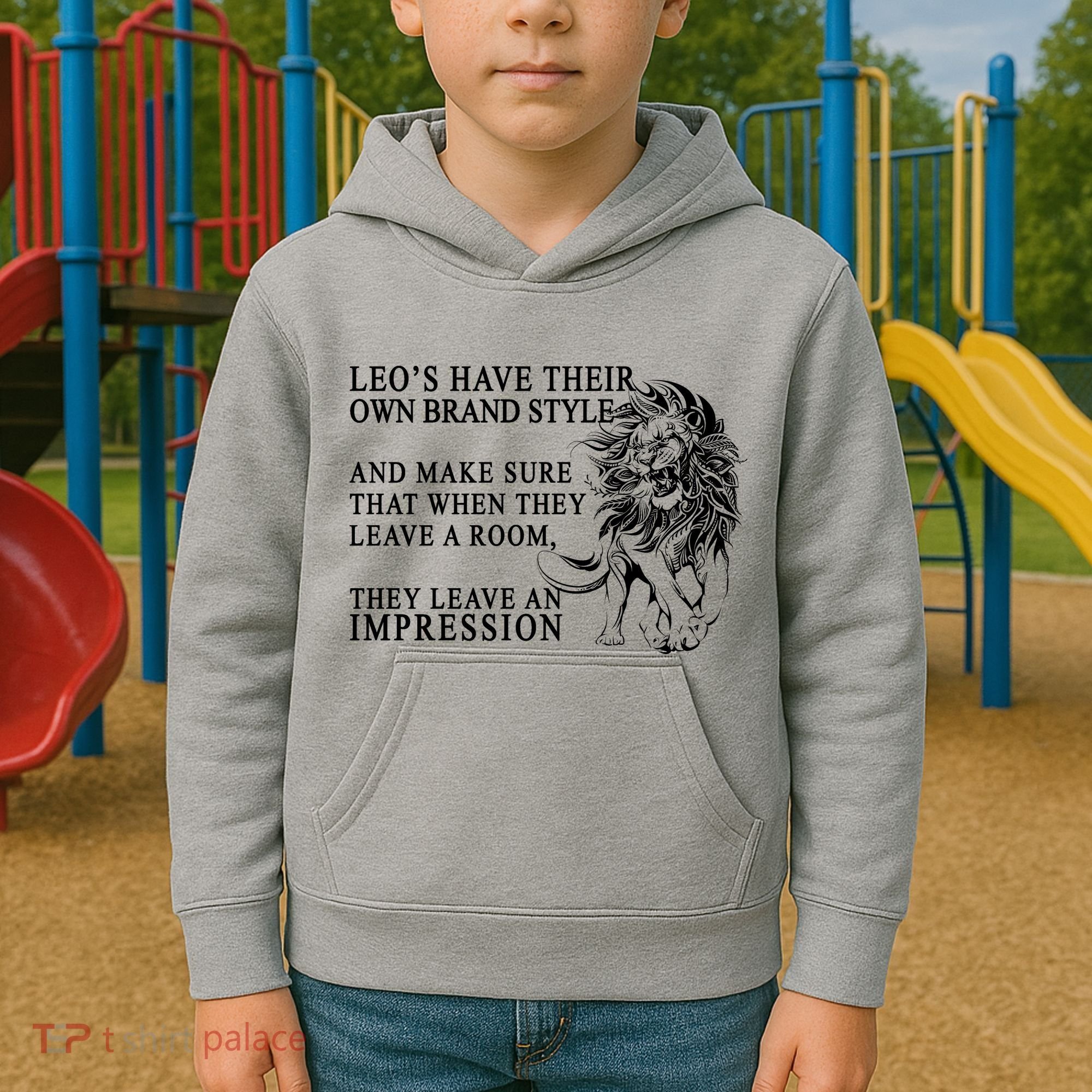 Leo Brand Of Style Zodiac Kids Hoodie