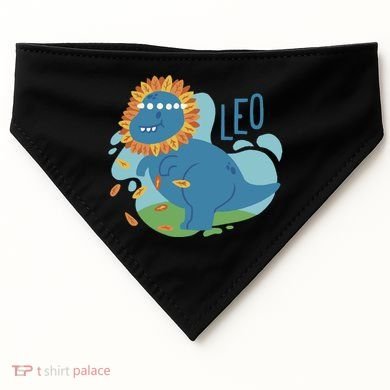 Leo Dinosaur USA-Made Doggie Bandana