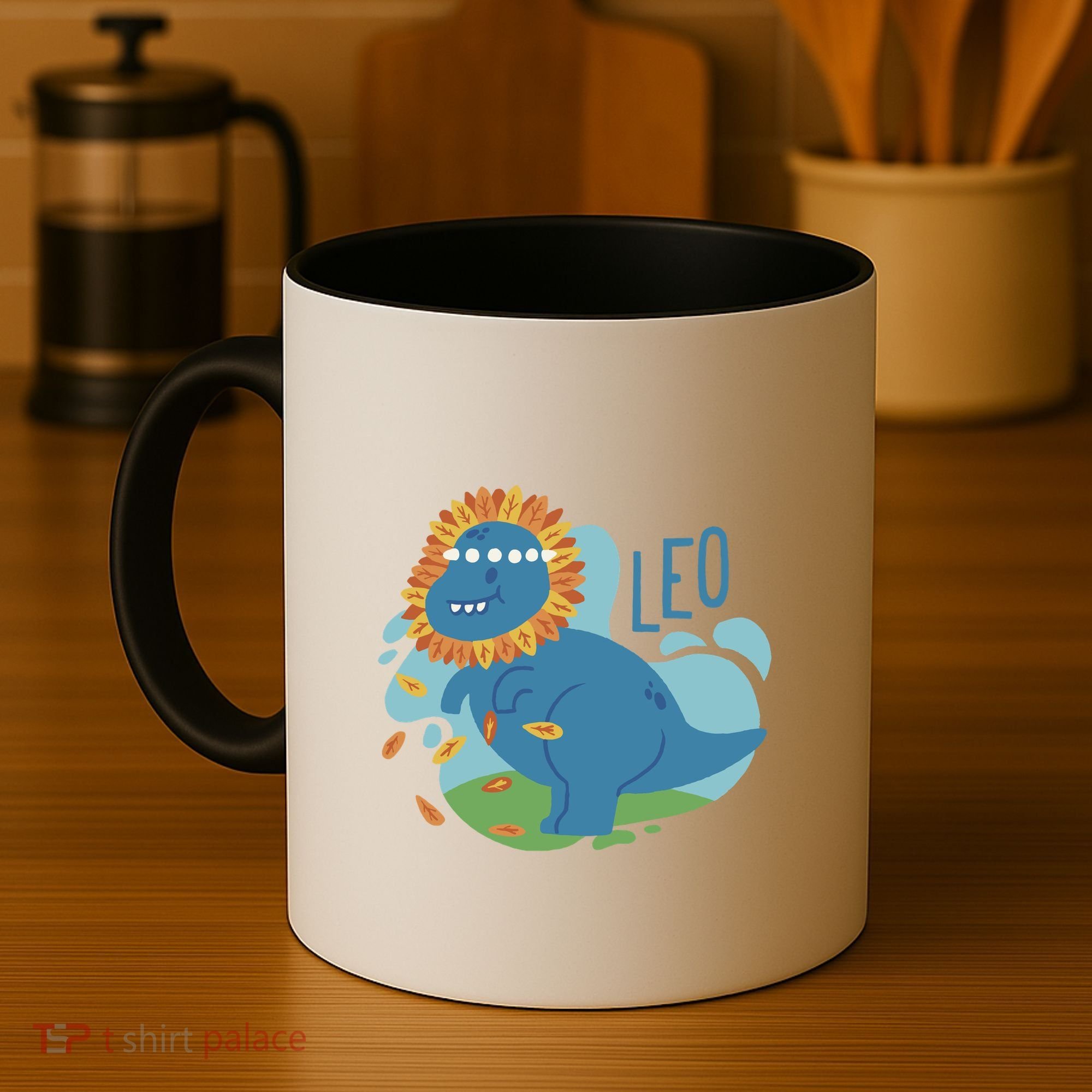 Leo Dinosaur Coffee Mug