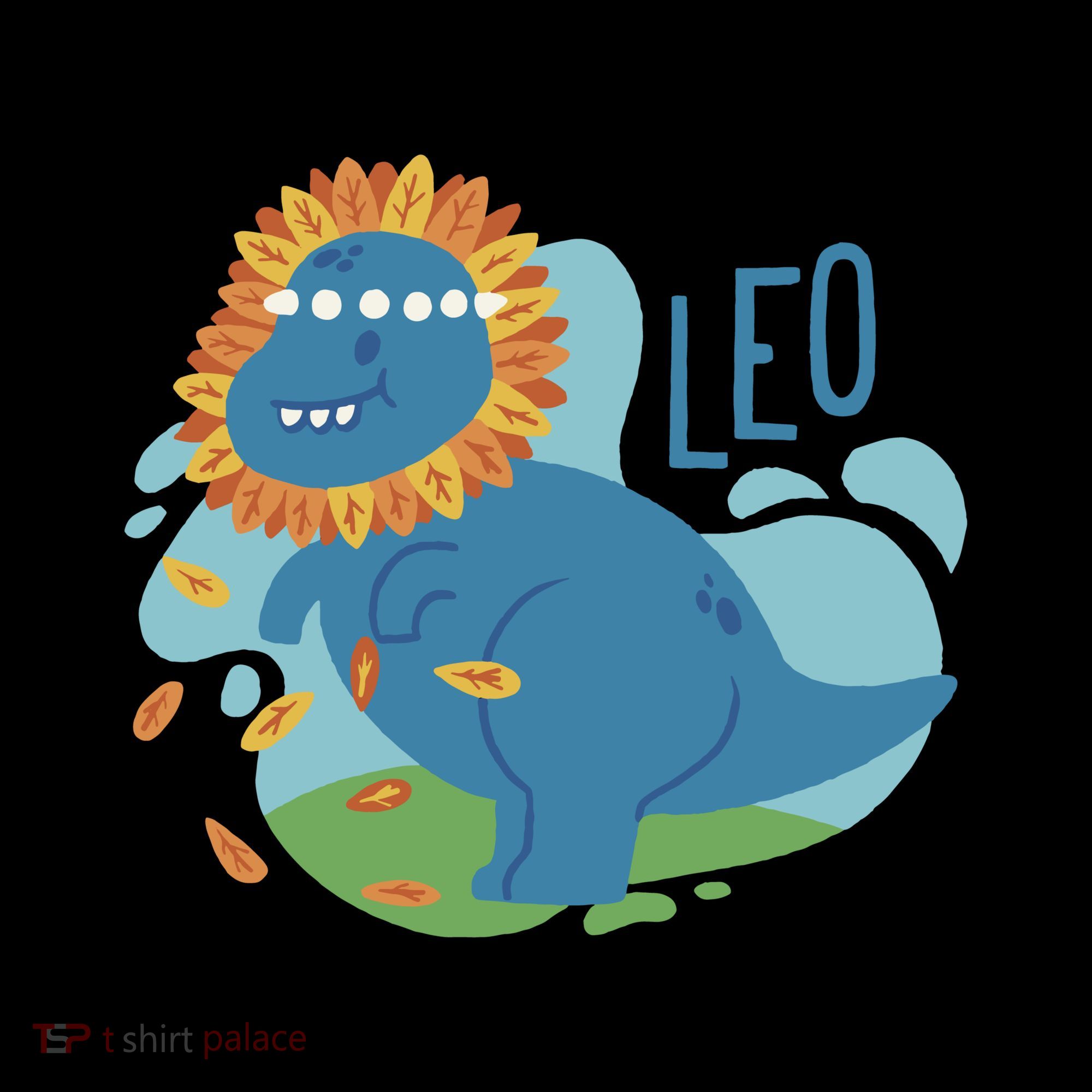 Leo Dinosaur Toddler Hoodie