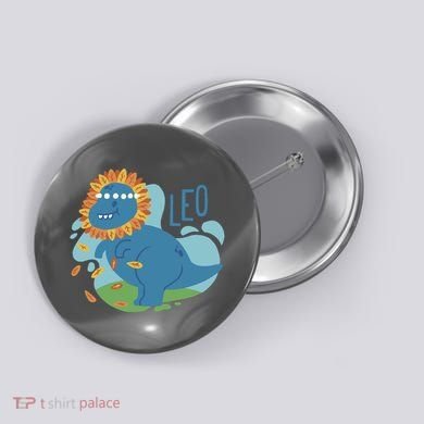 Leo Dinosaur Button