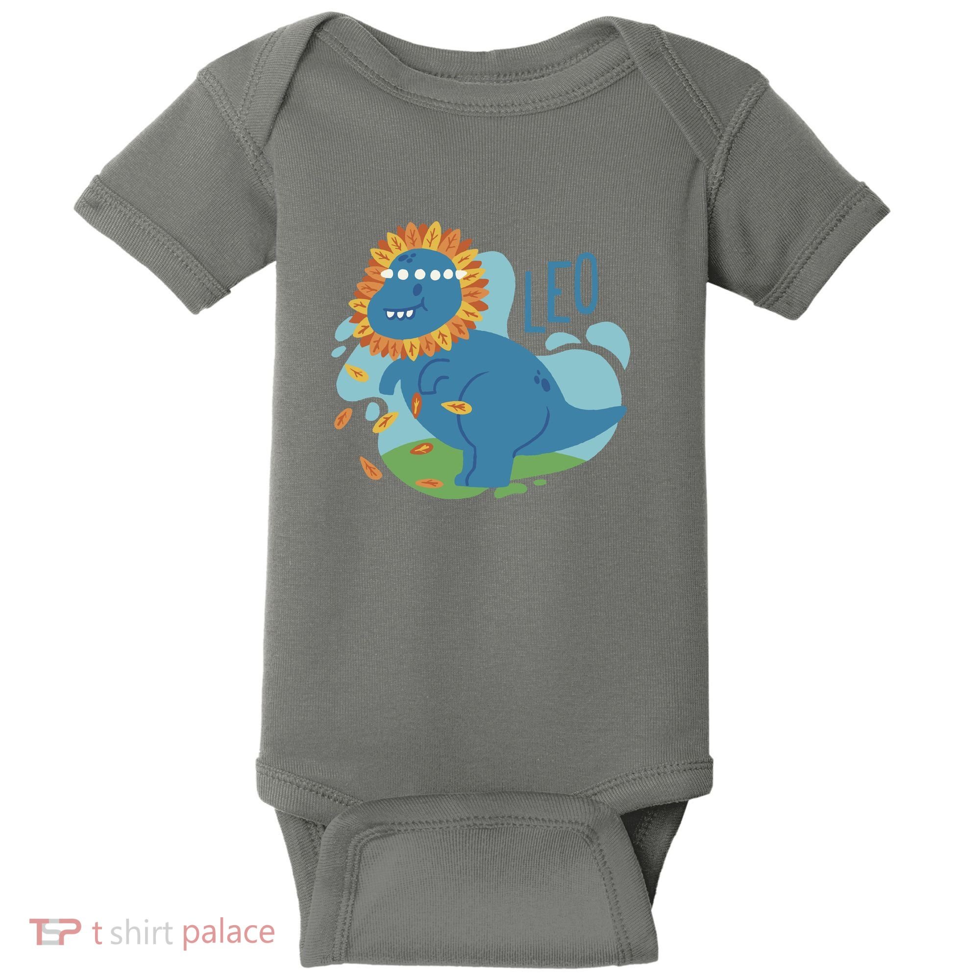 Leo Dinosaur Baby Bodysuit