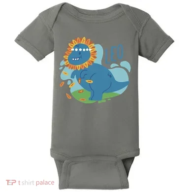 Leo Dinosaur Baby Bodysuit