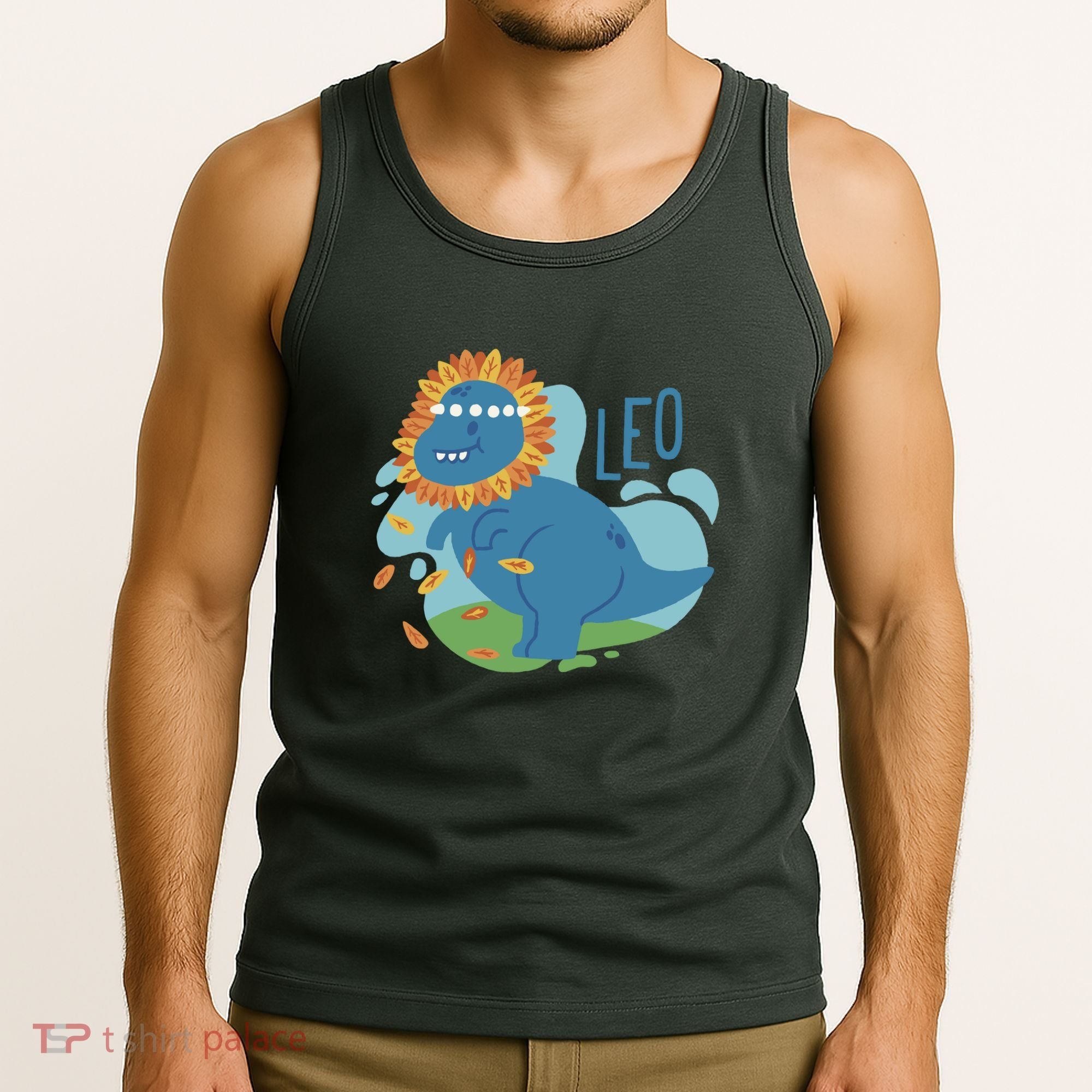 Leo Dinosaur Tank Top