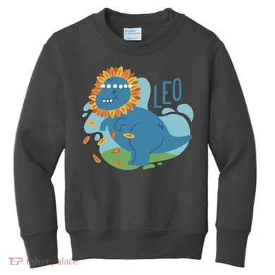 Leo Dinosaur Kids Sweatshirt