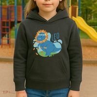 Leo Dinosaur Kids Hoodie thumb 3