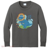 Leo Dinosaur Kids Long Sleeve Shirt thumb 0