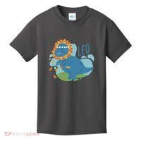 Leo Dinosaur Kids T-Shirt thumb 0