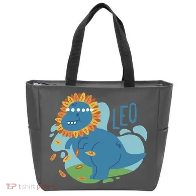 Leo Dinosaur Tote Bag