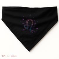 Leo Floral Zodiac USA-Made Doggie Bandana thumb 0