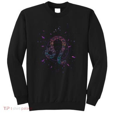 Leo Floral Zodiac Sweatshirt